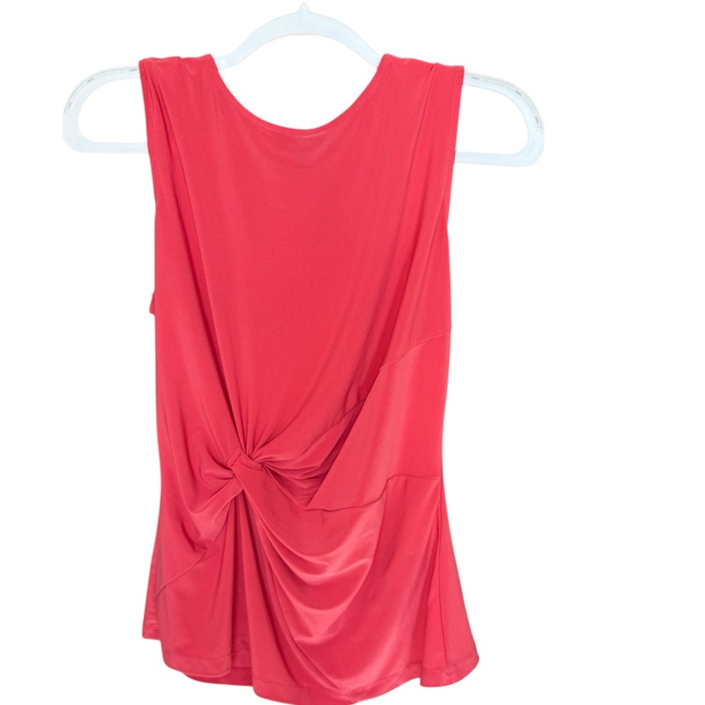 Elegant Red Sleeveless Top